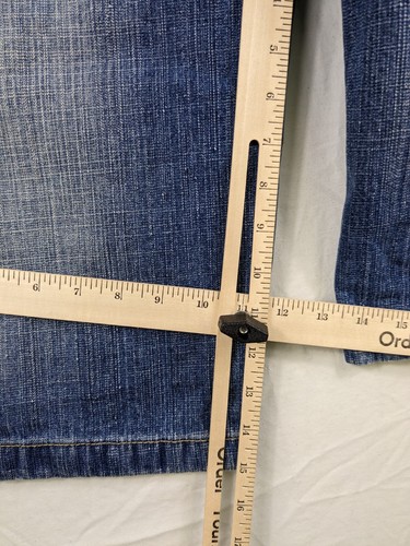 Pantalones Cortos De Colección Southpole Para Hombres 42 Azul Denim Desteñido Suelto Hip Hop Urbano Y2K - Imagen 11 de 14