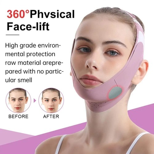 Atmungsaktive Gesichts Abnehmen Bandage V Line Gesichtsformer Kinn Wange Hebegürtel Anti