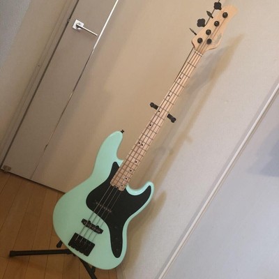 E-Bassgitarre Schecter J-4 Jazz Bass Nikki Sixx Sea Foam Green