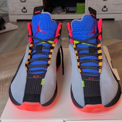Jordan Air Jordan 35 SP-TP ''Center Of Gravity'' Glacier Grey/Crimson DC1492-001