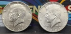 1$ START! 2x US half dollar 1967 Kennedy Half Dollars Silver Coins FREE SHIPPING