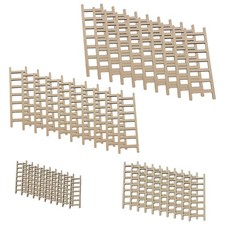 40x Ladder Stairs DIY Accessory Wooden Toy Decor Stairway Model for Dollhouse