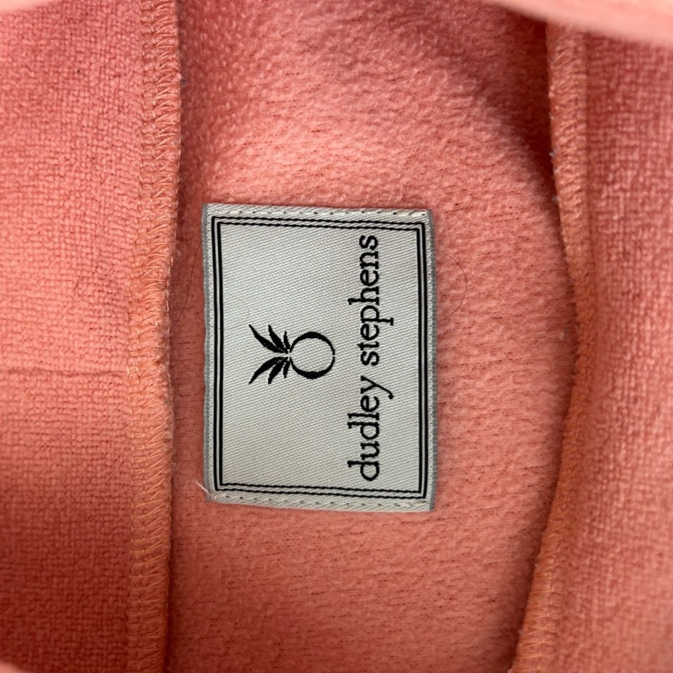 Dudley Stephens Turtleneck Cobble Hill Coral Pink Fleece Made in USA ...
