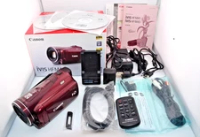 Exc+5 Canon iVIS HF M41 HD Camcorder 32GB Flash Memory Tested Working English