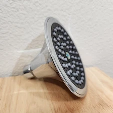 Pair of SAVA 1-Spray 4.4 in Single Wall Mount 1.75 GPM Fixed Shower Head, Chrome