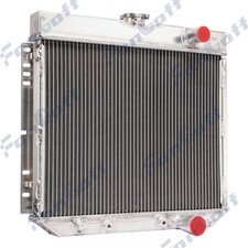 2-Row Aluminum Radiator FITS 1967-1970 Ford Mustang Falcon Mercury Cougar L6 V8