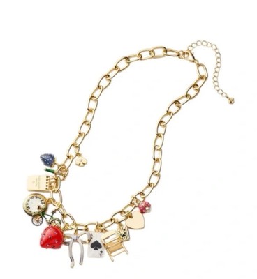 Kate Spade New York X Target Chunky Charm Statement Necklace ~ New In Box