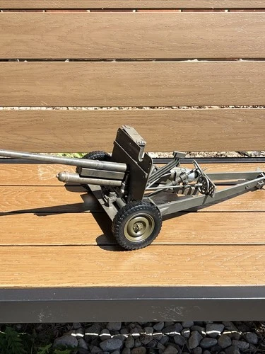 Vintage 2002 1/6th Scale GI Joe Hasbro WWII Anti-Tank Gun Artillery Accessory