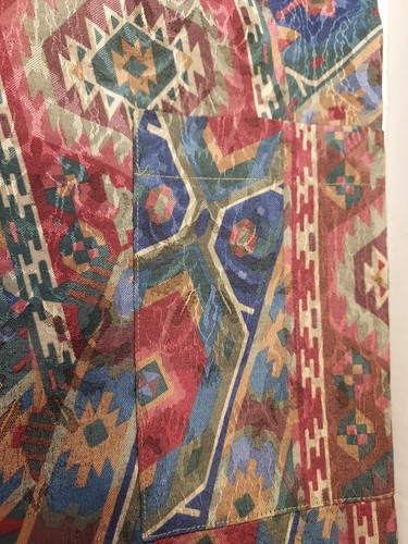 Danielle B Lightweight Blazer Southwest Aztec Design One Button Size Large - Picture 12 of 14