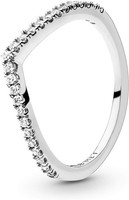 Pandora Ring GrößE 58, Funkelnder Wunschring, Silber