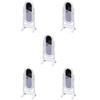 5pcs Wooden Doll Mirror Adorable Children Toy Decorative Kids Toy Mini House