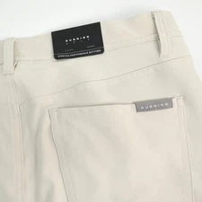 DUNNING Golf Stretch Performance Bottoms Men's Beige Pants Size 34x32 NEW