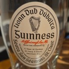Guinness Vintage Irish Label Glass 20oz Gaelic Extra Stout Tulip Barware New — photo 3