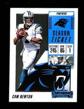2018 Panini Contenders Season Ticket #84 Cam Newton Carolina Panthers QTY