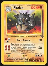Rhydon - 45/64 - Uncommon - WOTC Jungle Unlimited - Pokemon Card - 1