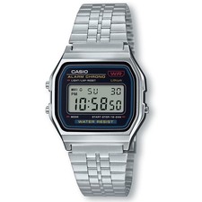 CASIO VINTAGE A159W-N1D Digital Stainless Steel Band Watch