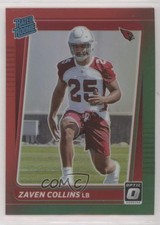 2021 Panini Donruss Rated Rookie Optic Holo Red Green Preview Zaven Collins 9zx