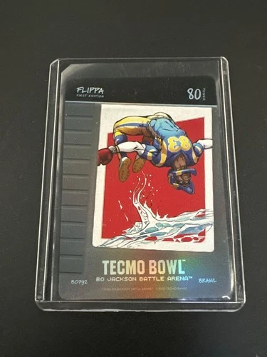 Flippa Tecmo Bowl Bo Jackson Battle Arena 80 Brawl BO792 Blow On It