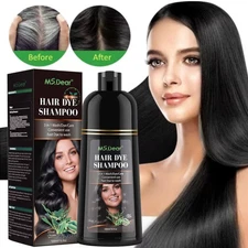 3 in 1 Hair Dye Shampoo Hair Instant Color Dye Shampoo Herbal Plants Essence