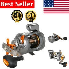 Cold Water Lightweight Trolling Reel with Mechanical Line Counter & Smooth Drag
