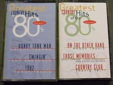 Greatest Country Hits Of The 80s Volume I  II Cassettes Play Tested