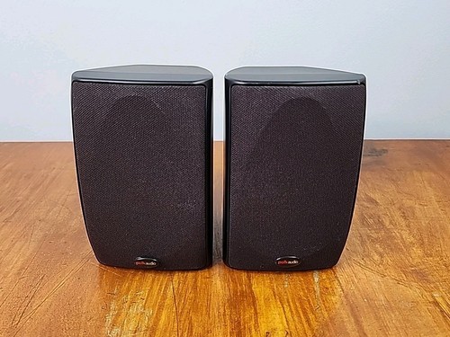 Polk Audio RM6751 Satellite Speakers Pair Black 8 Ohms Tested Working