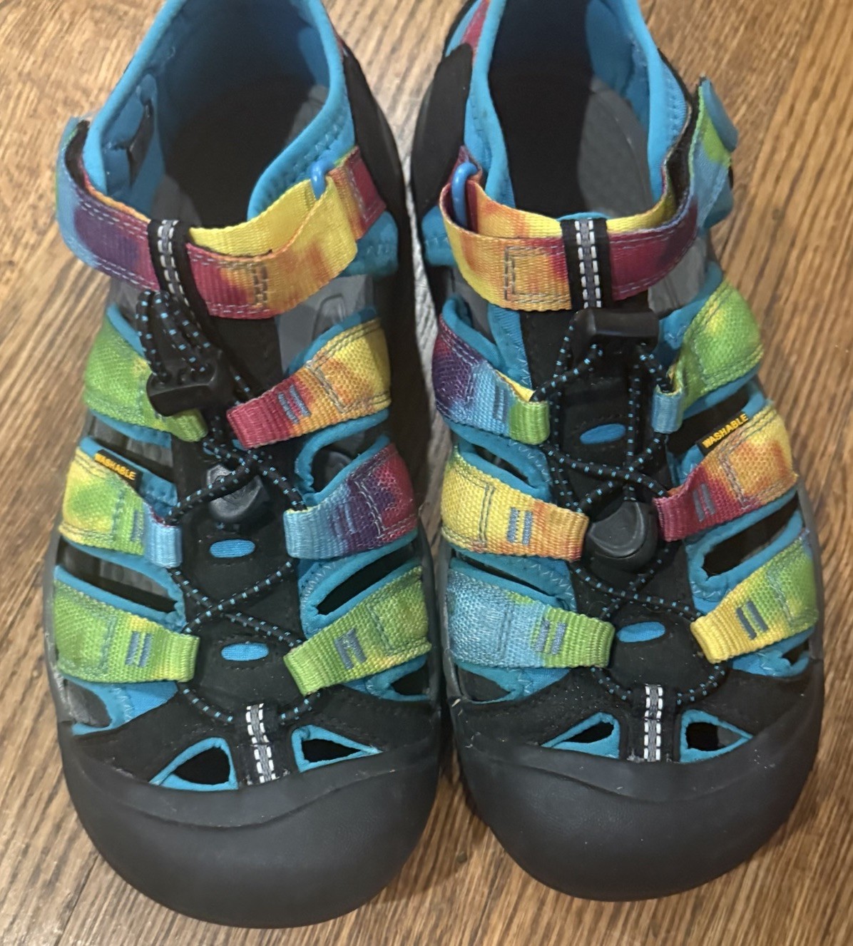 KEEN Newport Retro Originale Impermeabile Escursionismo Sandalo Arcobaleno Donna Taglia 6