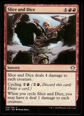 4x Slice and Dice - Commander 2020 -NM-Mint - MTG