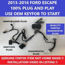 100% PLUG AND PLAY REMOTE START 2013-2016 FORD ESCAPE