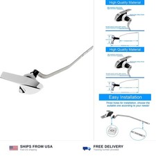 Universal Side Mount Toilet Handle Fit for Kohler 87115-CP, Left Toilet Flush...