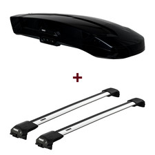 Dachbox Thule Vector M + Dachträger Thule WingBar Edge für Dacia Duster II HM_