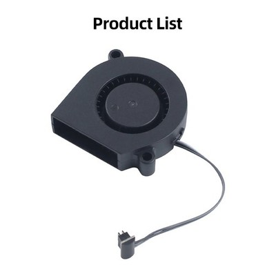 5015 Turbine Cooling Blower Fan For Bambu Lab P1P/P1S 3D Printer Parts