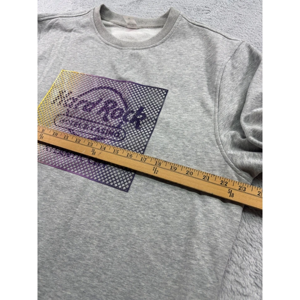 Hard Rock Hotel Casino Atlantic City Gray Crewneck Sweatshirt Men's XL 3D logo - Image 4 of 4