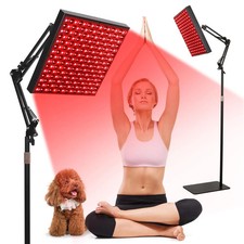 12.2" Red Light Therapy Panel w/ Stand, 660nm Red  850nm Infrared