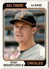 2023 TOPPS HERITAGE OVERSIZED BOX TOPPER RYAN MOUNTCASTLE ORIOLES #OB-RM