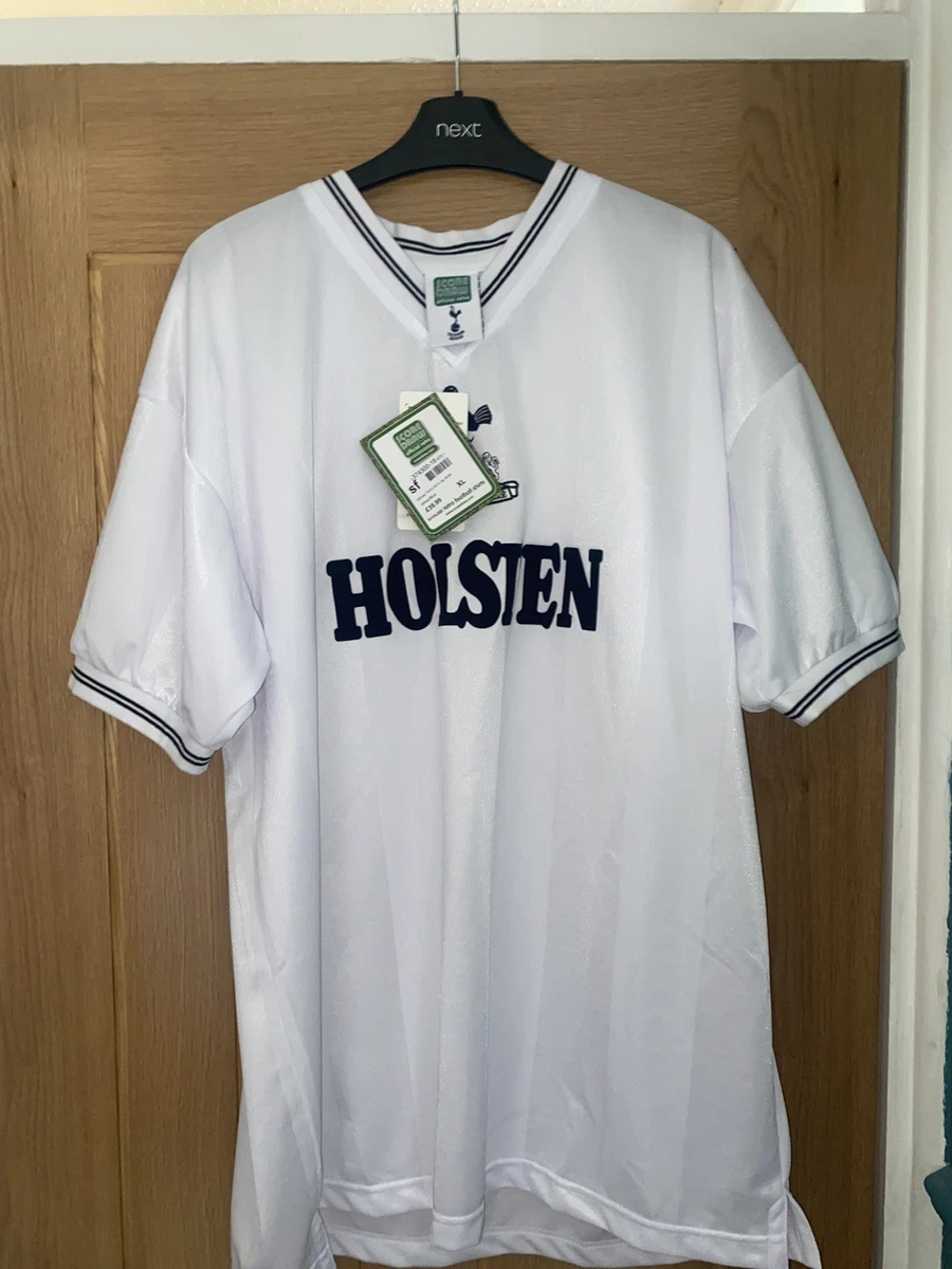 Maillot TOTTENHAM HOTSPUR Bobby SMITH vintage WEMBLEY 1961 shirt rétro coton M | UK