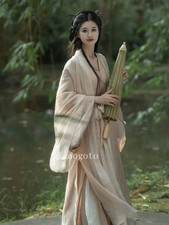 Chinese Hanfu Big Sleeves Ancient Costume Ethnic Women Adult Fairy Tang Dynasty