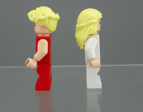 Lego Willie Scott iaj026 7199 Indiana Jones Temple of Doom Minifigure Lot of 2