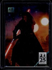 2024 Topps Star Wars Galaxy Chrome Sinister Shadow #AM-10 Aqua Lava /175