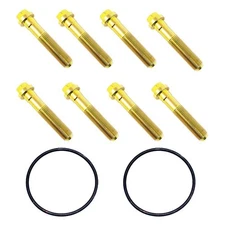 Kryptonite Wheel Bearing Spindle Bolts & O-Ring Kit 01-10 Chevy GMC 2500HD 3500