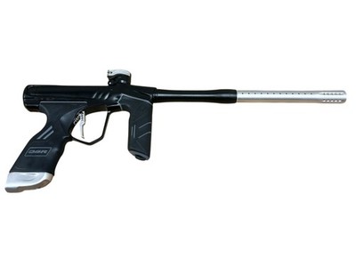 Used Dye DSR+ Paintball Marker w/ Case - Black/Silver