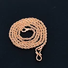 Pure Copper Magnetic Jewelry Curb Link Wire Wrapping Chain Necklace Copper PG 05