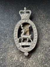 Hertfordshire Yeomanry, British Army Military Cap Badge.