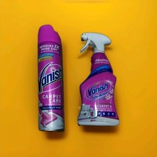COMBO PK -Vanish  Stain Remover Spray 500ml & Carpet Upholstery Foam Cleaner 600