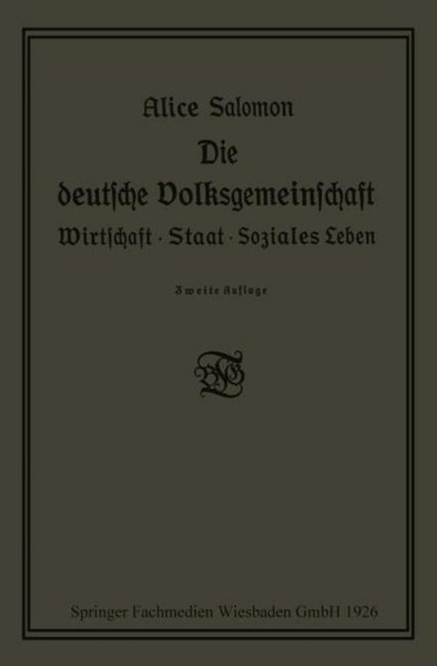 Die Deutsche Volksgemeinschaft Alice Salomon-image