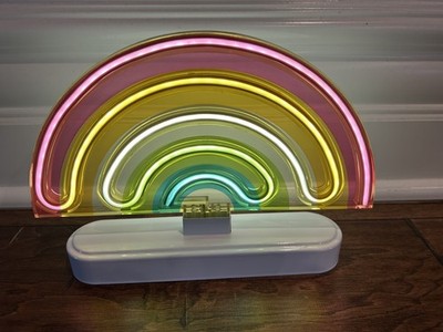 LED Neon Rainbow TableTop  Decor Night light Party Decoration