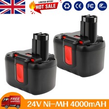 2X For Bosch GSR24VE-2 GBH24VF GSA24V GST24V BAT030 BAT240 4AH 24V Ni-MH Battery