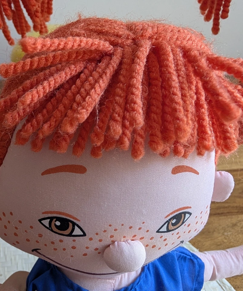 🌈Tolle Vintage Rarität Stoff-Puppe Pippi Langstrumpf H&M Top🌈 - Bild 3 von 4