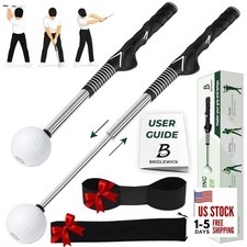 Tempo Stick Golf, Retractable Golf Swing Training Aid Right Handed, Telescopic