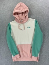 The North Face Color Block Stitched Logo Hoodie Sweatshirt Women's Small